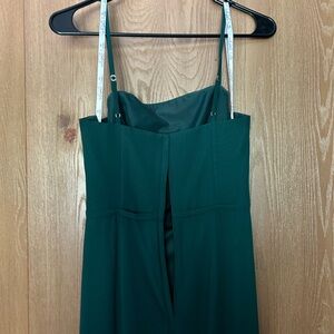 Davids Bridal size 6 dark green bridesmaids/ prom dress